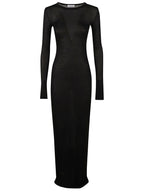 FITTED VISCOSE DRESS