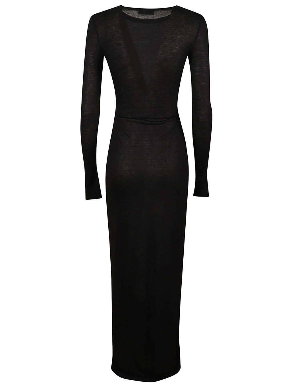 FITTED VISCOSE DRESS