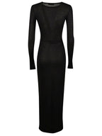 FITTED VISCOSE DRESS
