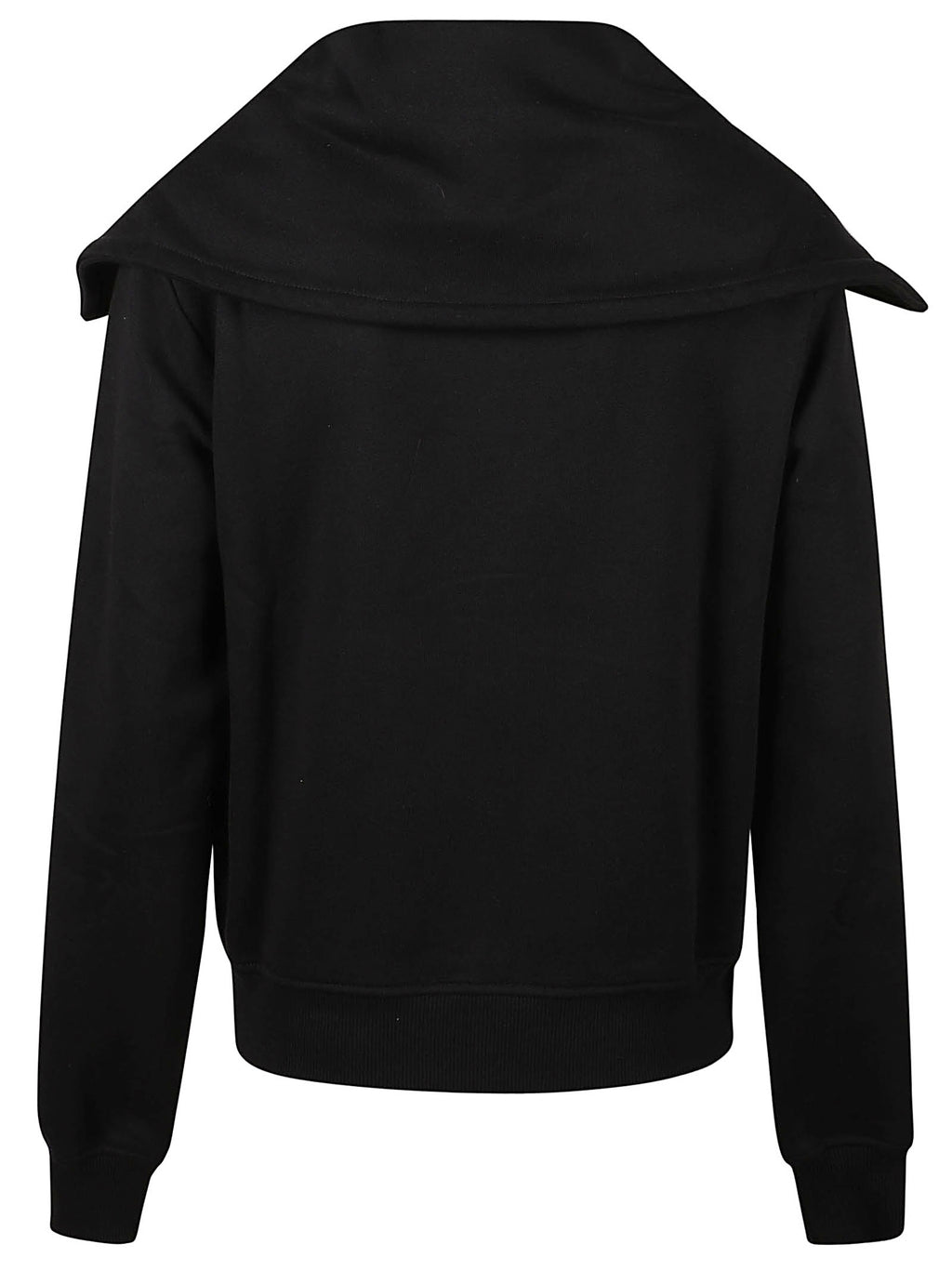 HIGH NECK ZIP HOODIE