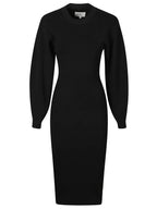 ELENA HIGH ECK BODYICON DRESS