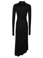 LONG SLEEVE GATHERED DRESS