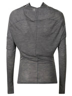 DRAPED LONG SLEEVE TOP