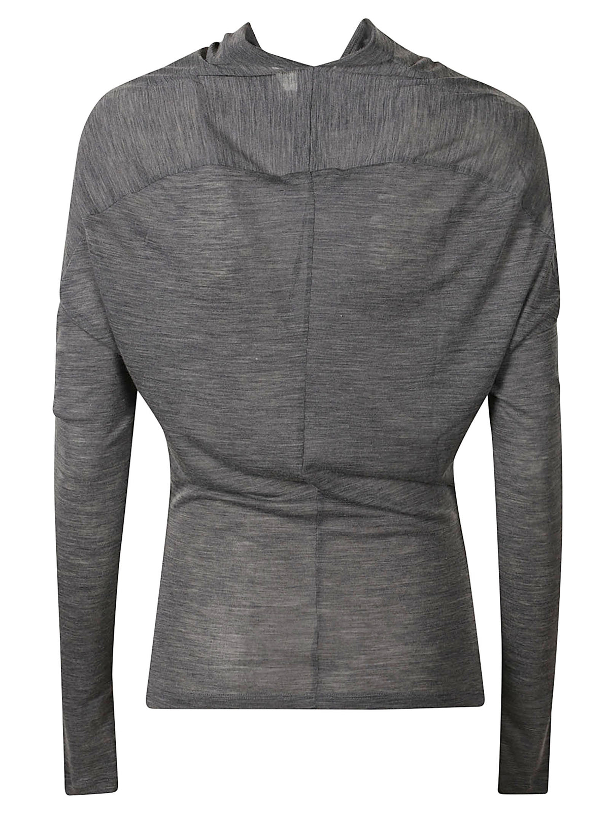 DRAPED LONG SLEEVE TOP