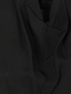 HIGH NECK DRAPED MIDI DRESS
