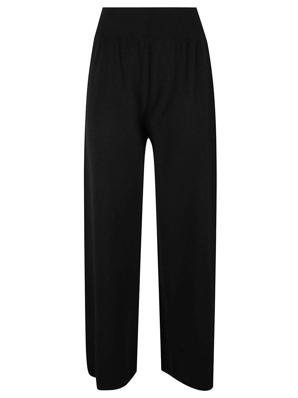 LADIES PLAIN KNITTED TROUSERS
