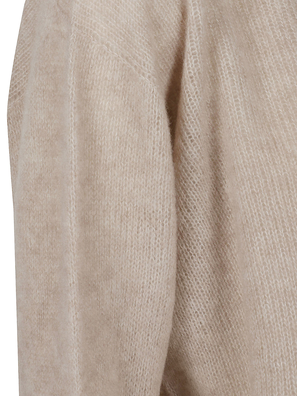 LADIES PLAIN KNITTED VNECK SWEAT
