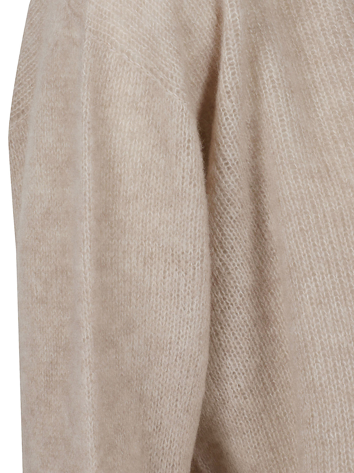 LADIES PLAIN KNITTED VNECK SWEAT