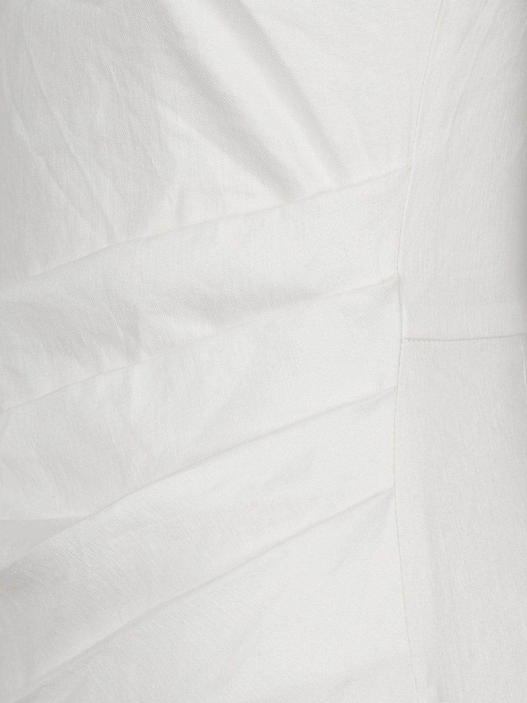 THE NADEGE ASYMMETRIC DRAPED MINI DRESS