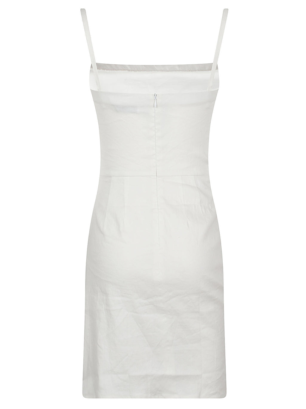 THE NADEGE ASYMMETRIC DRAPED MINI DRESS
