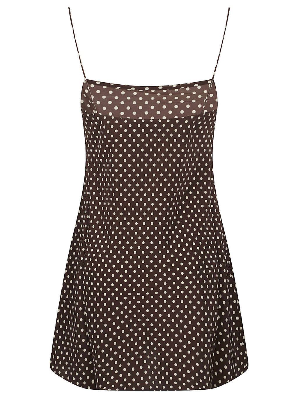 SQUARE SLIP MINI DRESS
