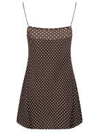 SQUARE SLIP MINI DRESS