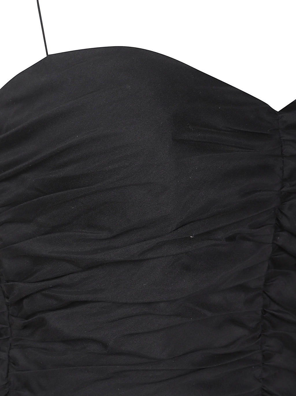 GATHERED DROP WAIST DRESS