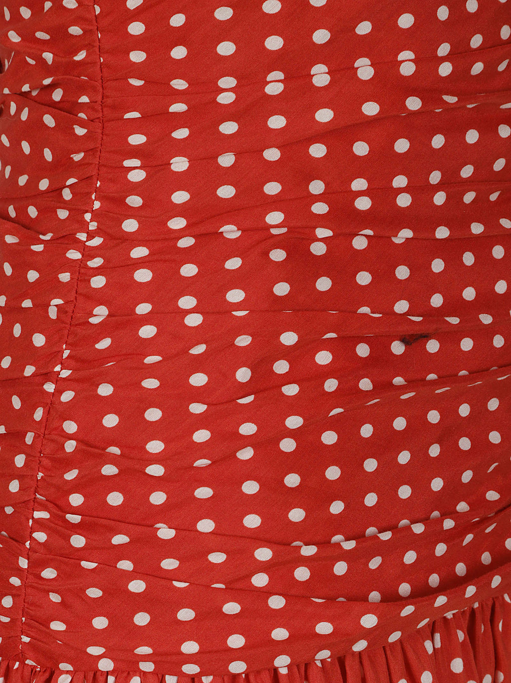 GATHERED DROP WAIST DRESS