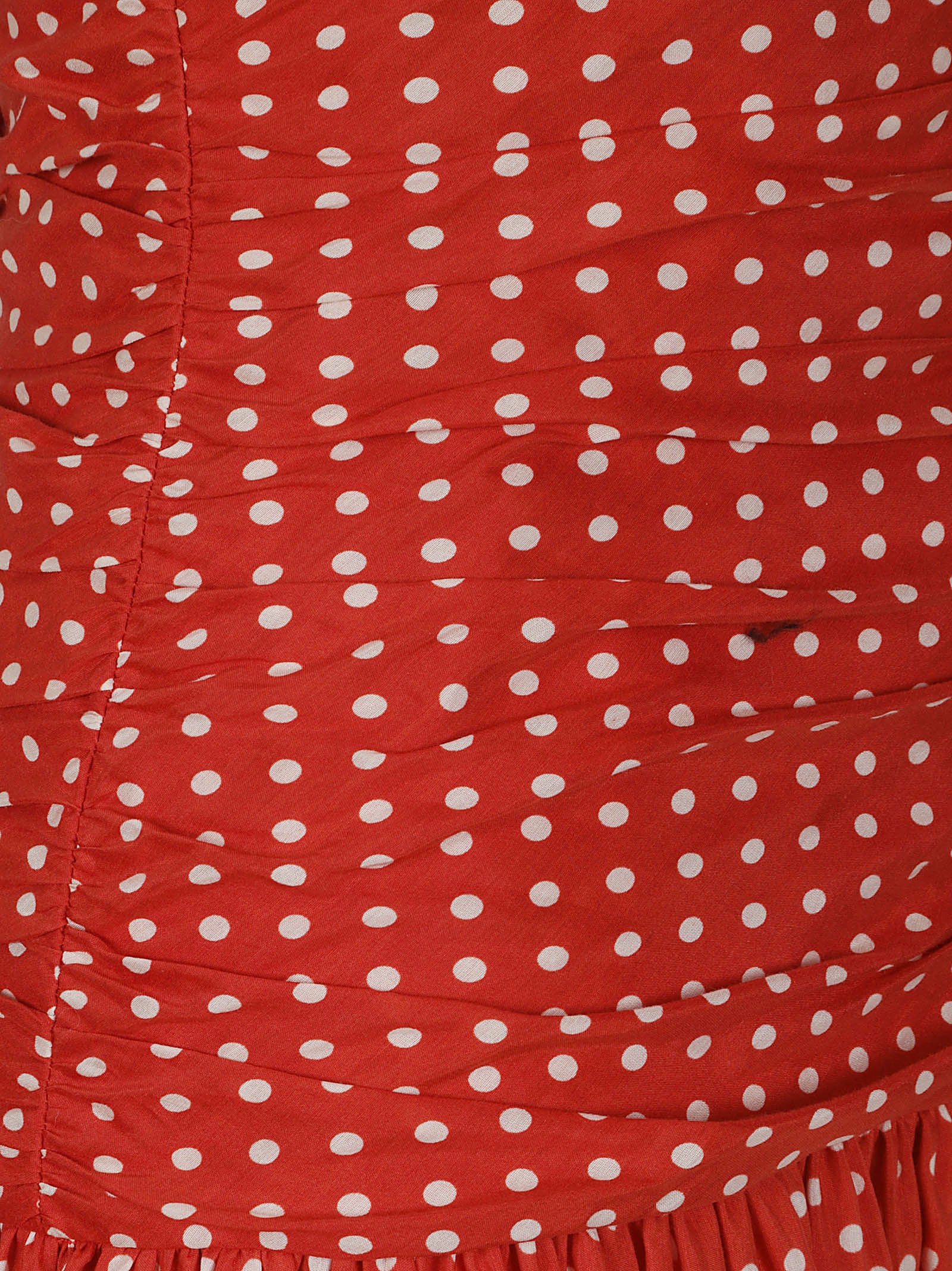 GATHERED DROP WAIST DRESS