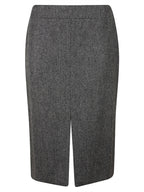 MIDI SKIRT WITH SLIT