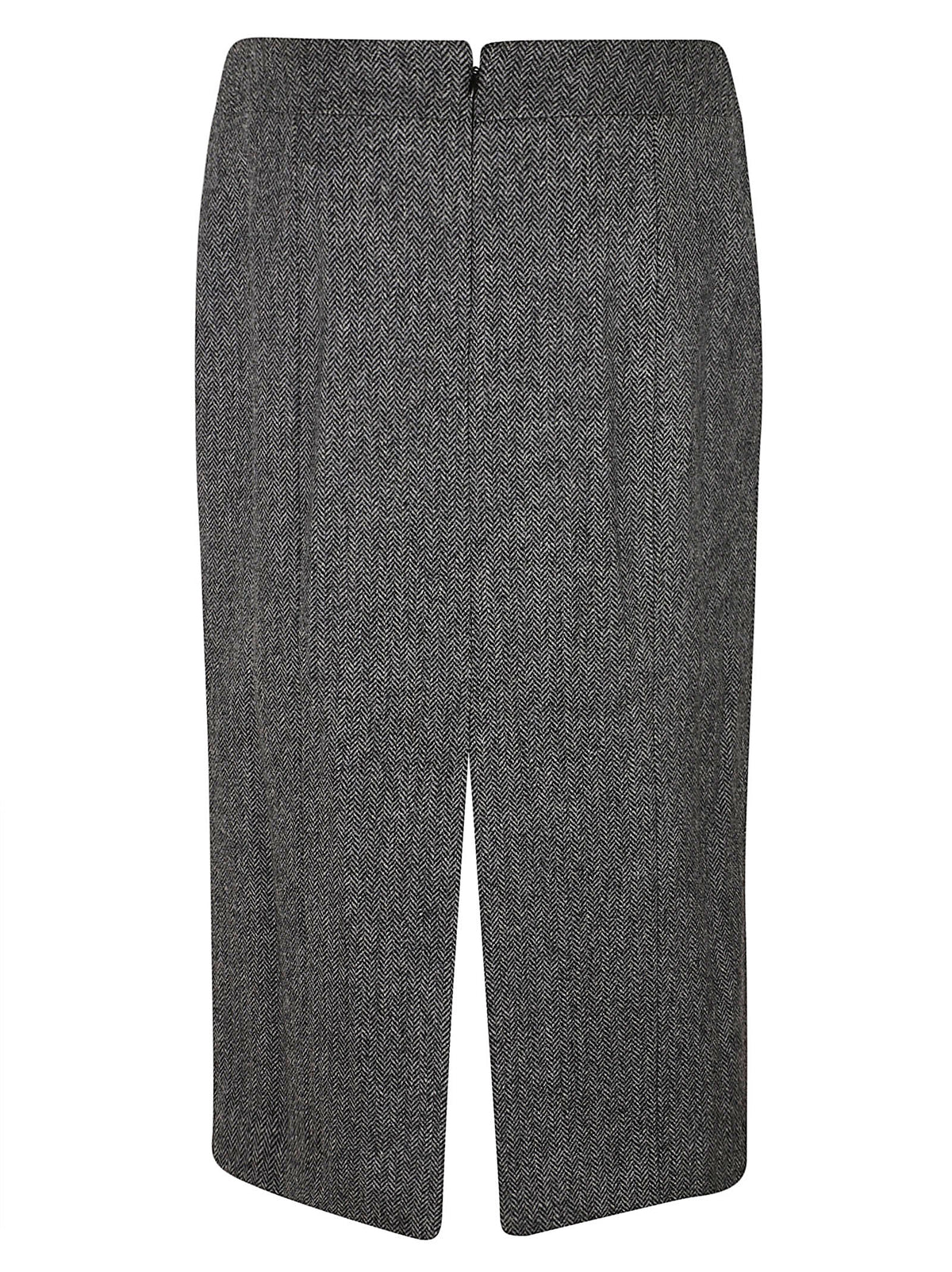 MIDI SKIRT WITH SLIT