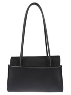 BORSA A MANO VITELLO TESSUTO