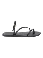 SLIDE LEATHER SANDALS