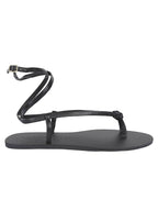 KNOT LEATHER SANDALS