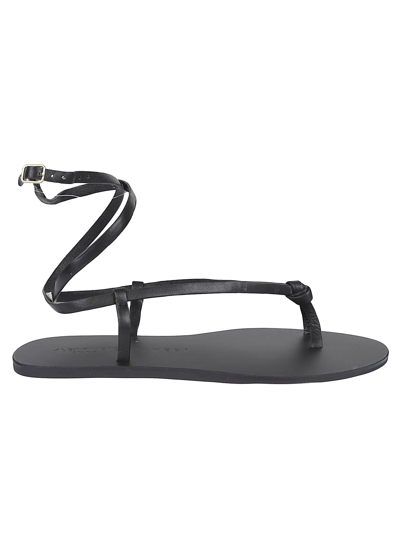 KNOT LEATHER SANDALS