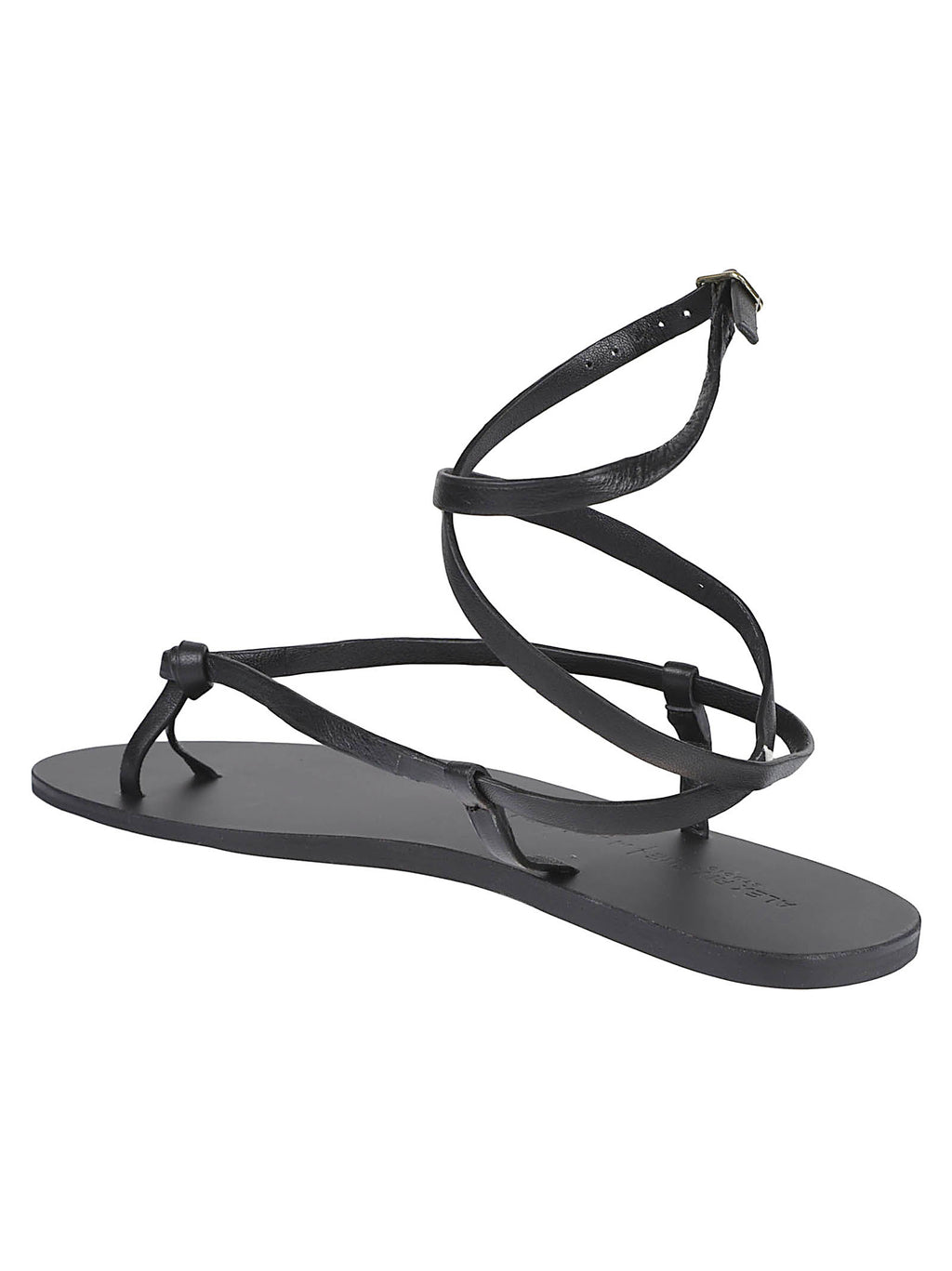 KNOT LEATHER SANDALS