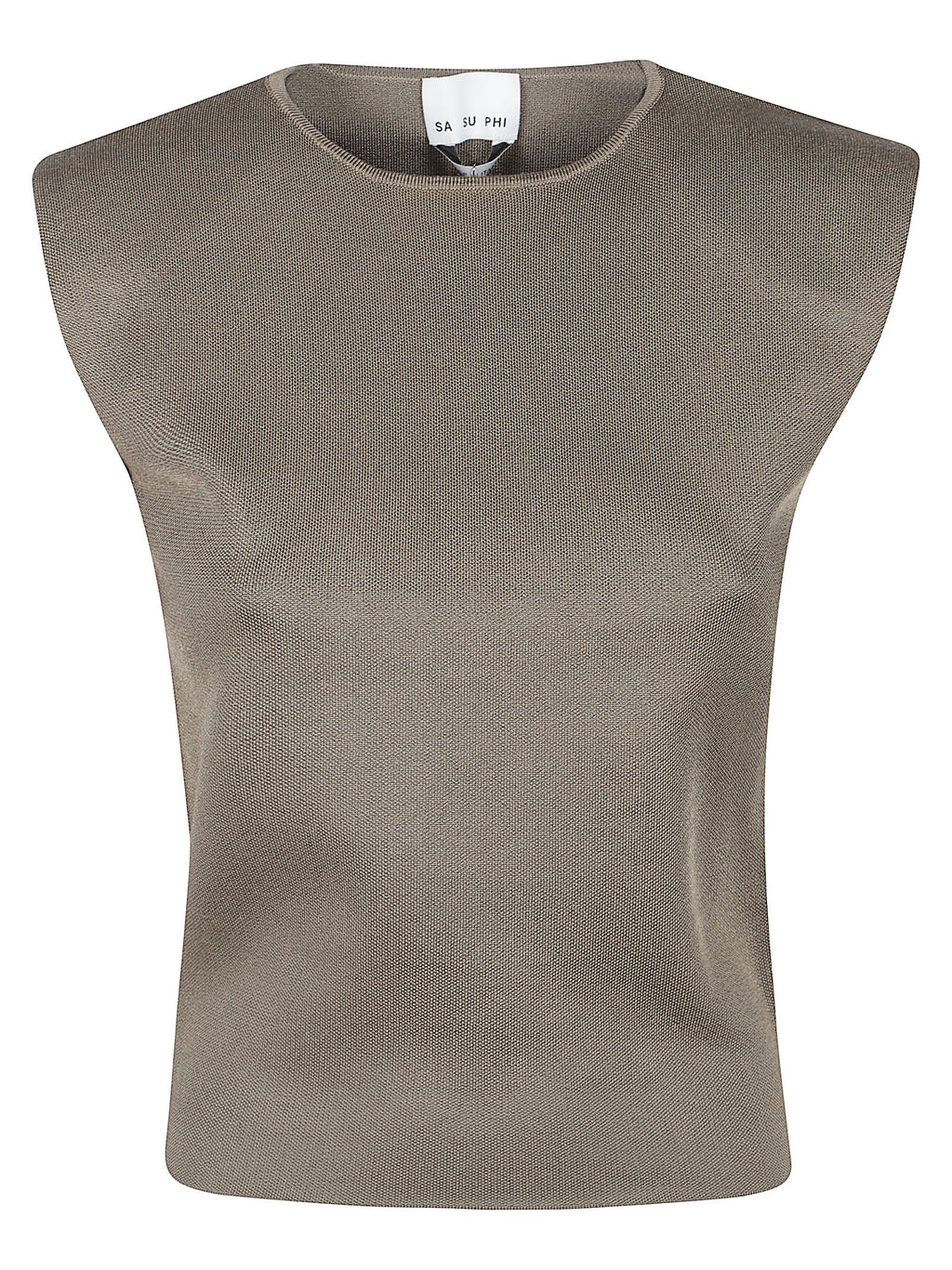 SCULPTED SHOULDER TOP