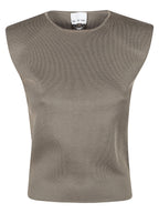 SCULPTED SHOULDER TOP