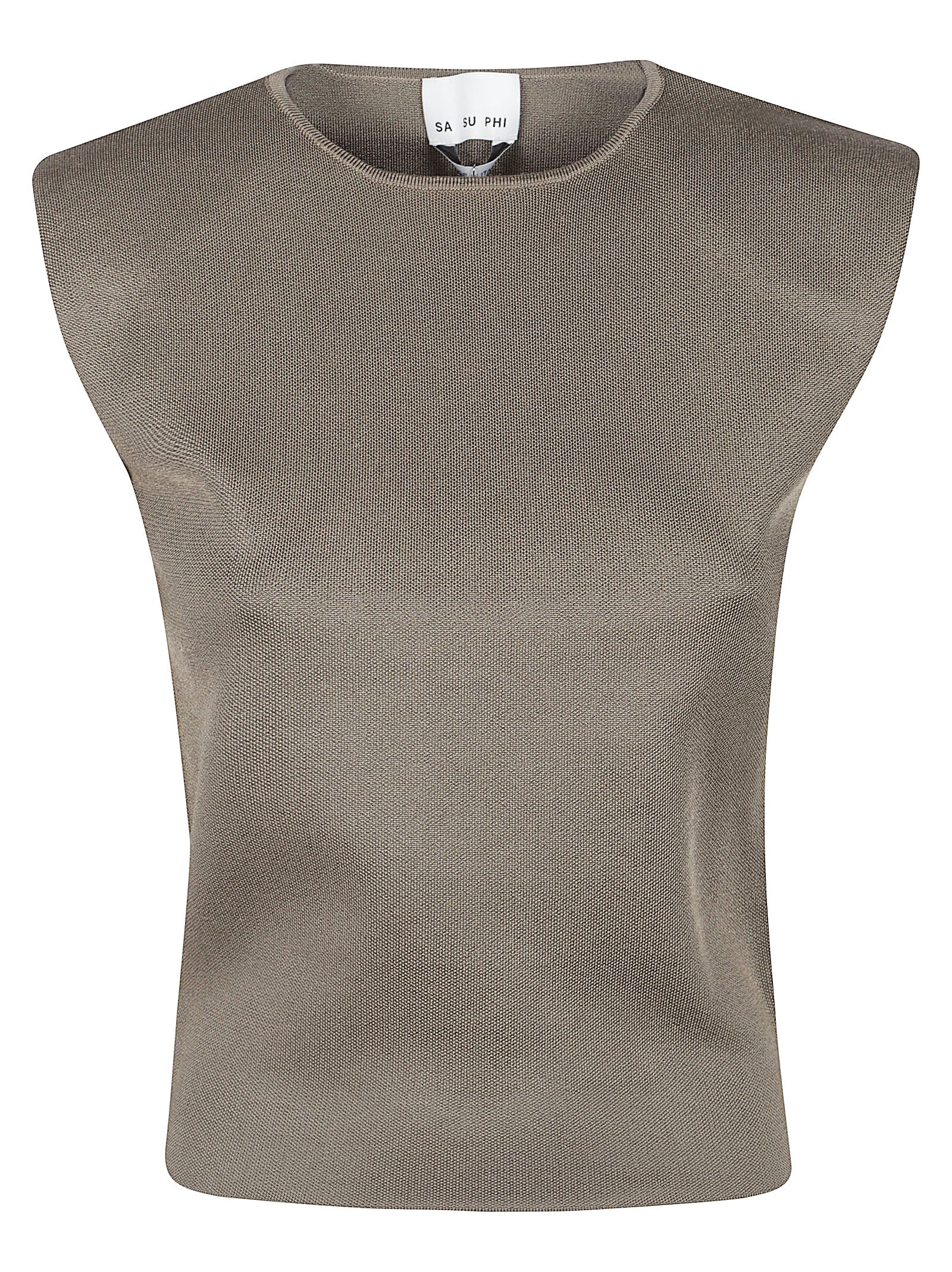 SCULPTED SHOULDER TOP