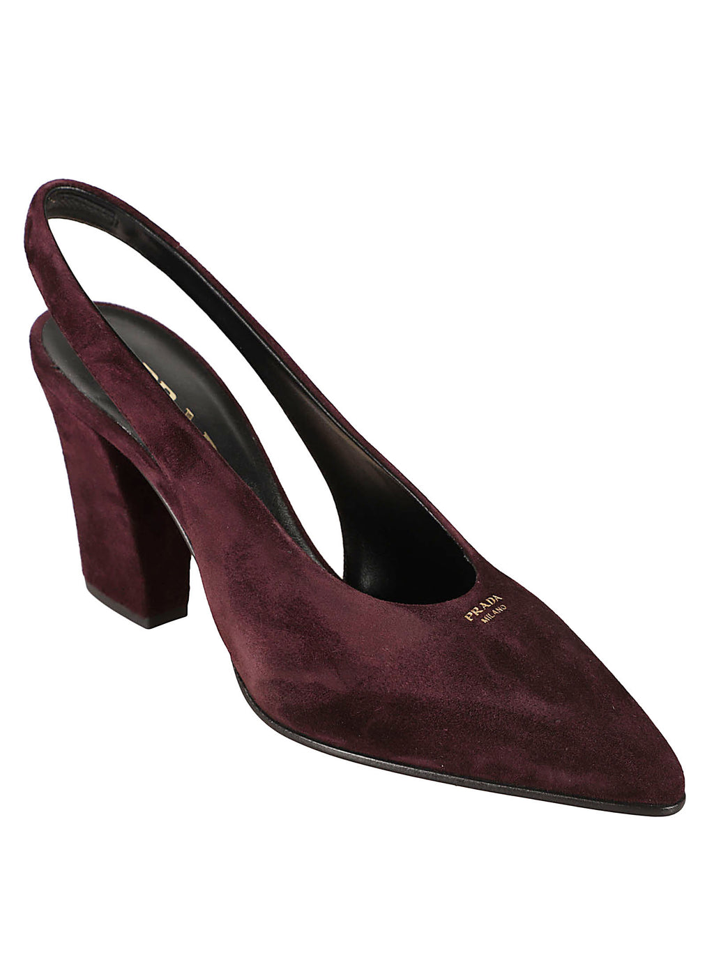 slingback vitello scamosciato