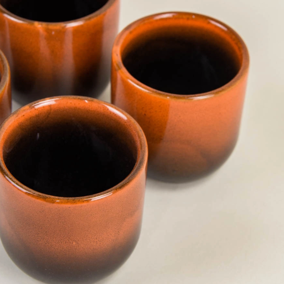 TAZZA HOA BIEN ROSSA