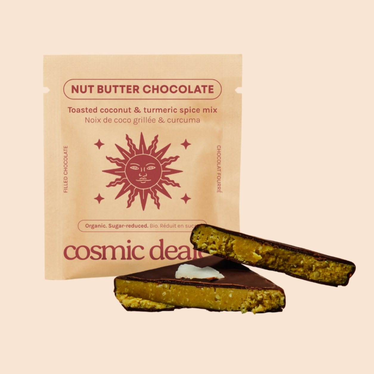 RAW CHOCOLATE WITH TOASTED COCONUT