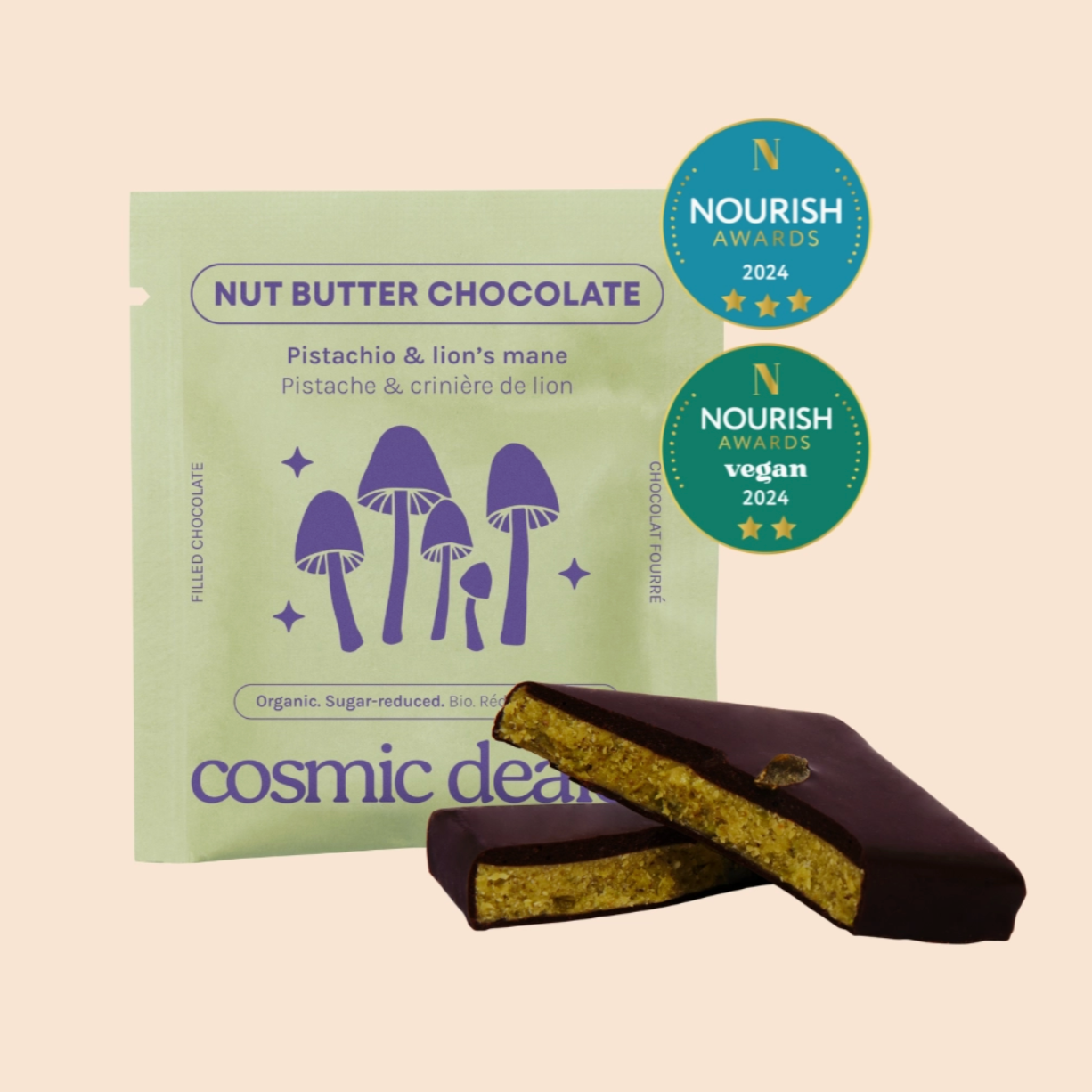 RAW CHOCOLATE WITH PISTACHIO
